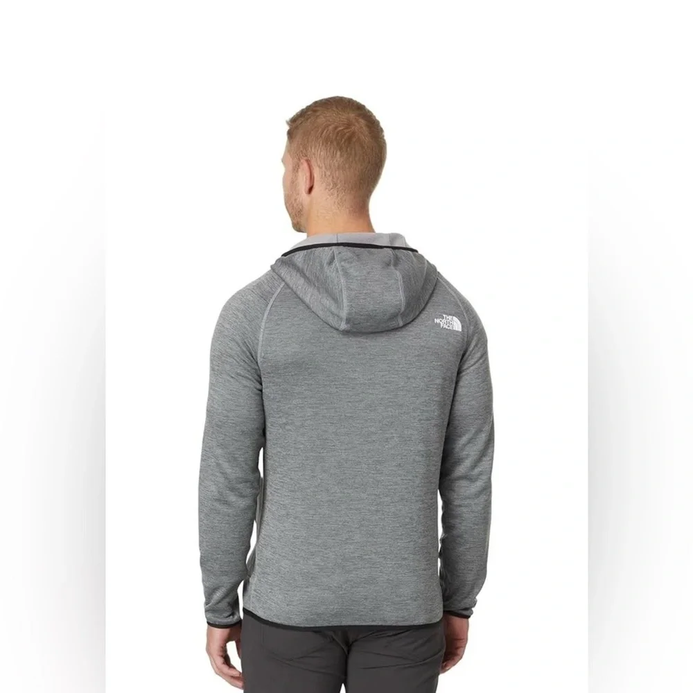 The North‎ Face Canyonlands Mens Performance Fleece Gray Hooded Jacket XXL